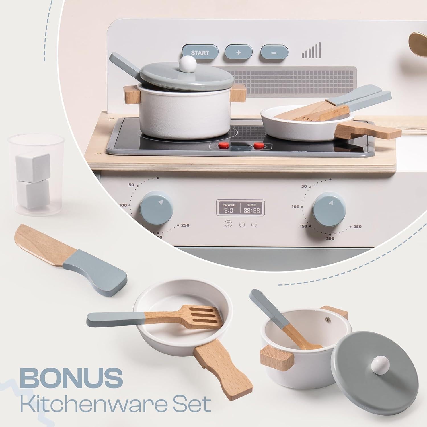 Cocina de Juguete de Madera ROBOTIME con Luces y Sonidos