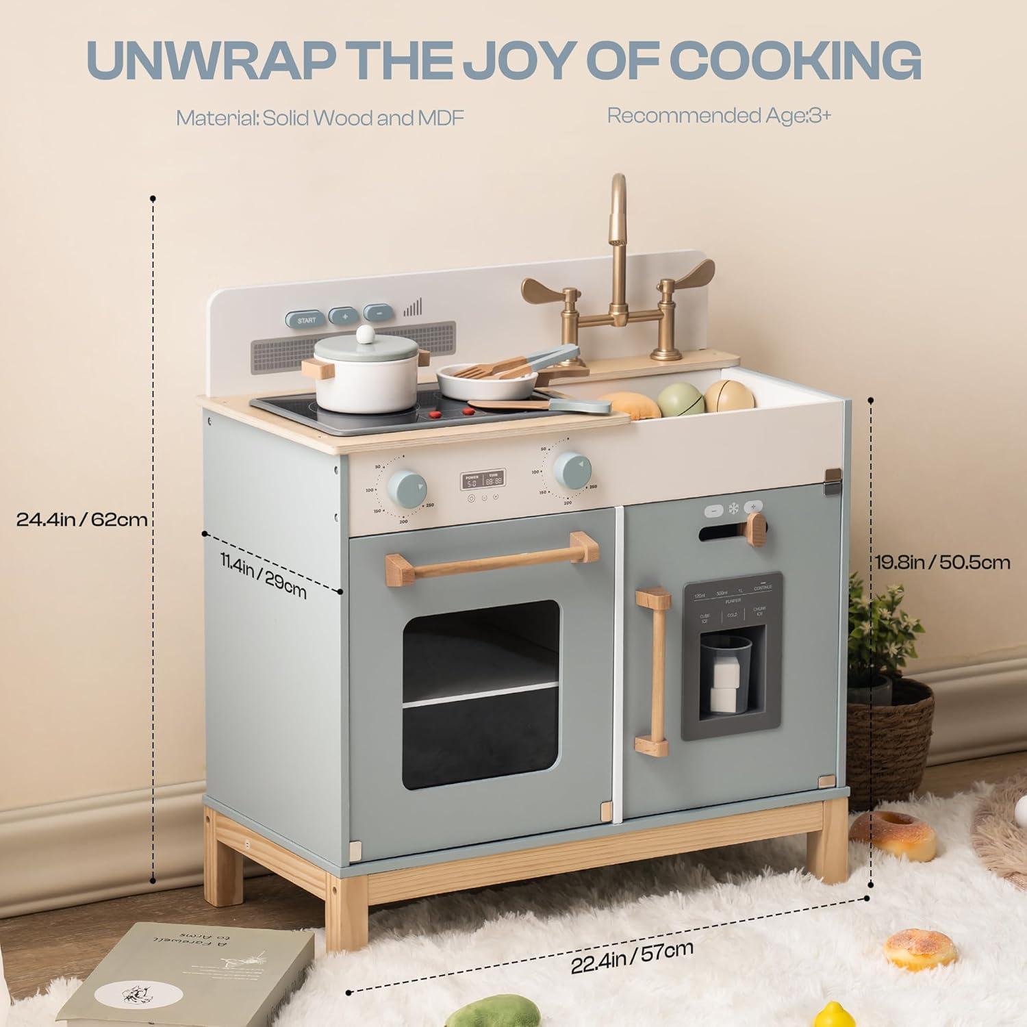 Cocina de Juguete de Madera ROBOTIME con Luces y Sonidos