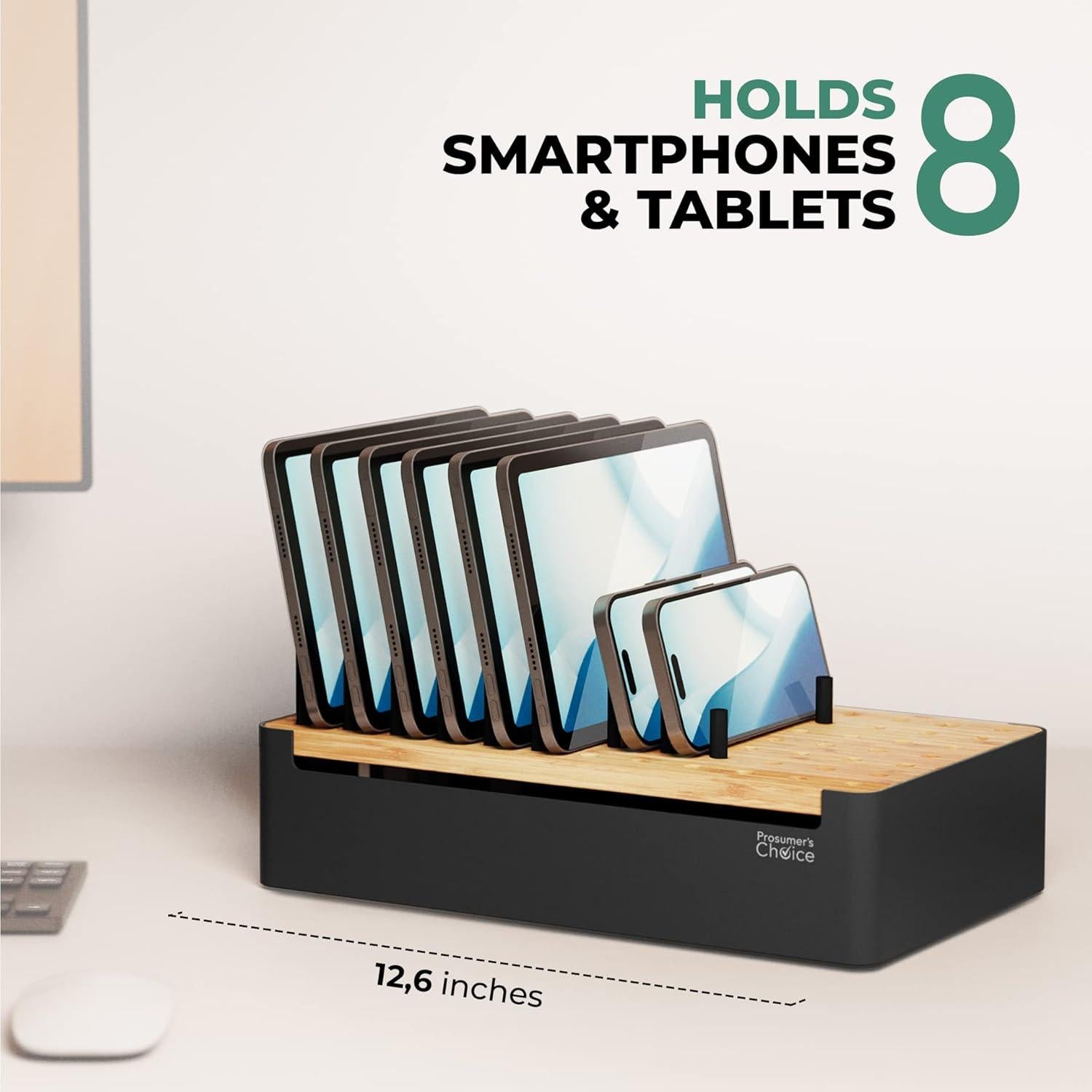 Organizador de Carga Prosumer's Choice Madera Negra 5 Ranuras