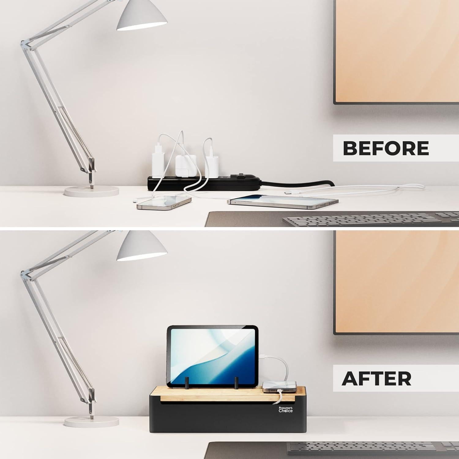 Organizador de Carga Prosumer's Choice Madera Negra 5 Ranuras