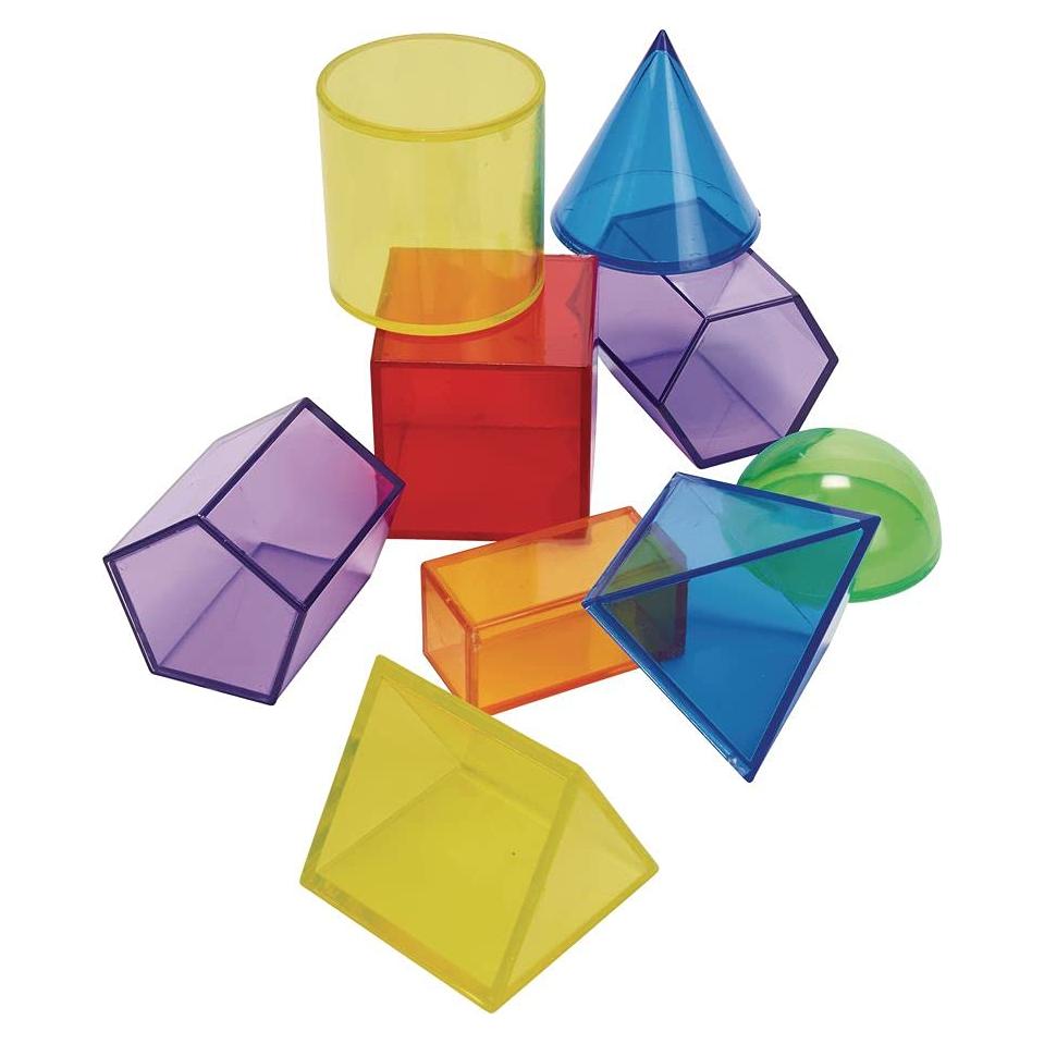 Formas Geométricas Translúcidas STEM Excellerations 20 Piezas