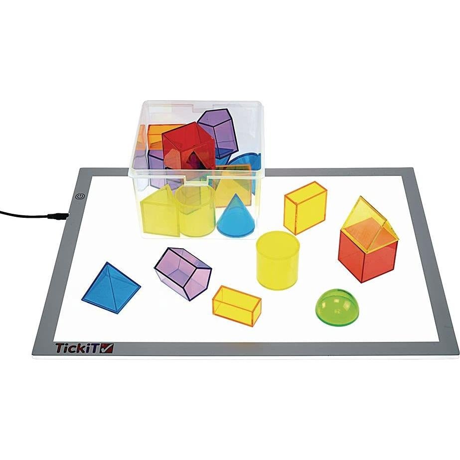 Formas Geométricas Translúcidas STEM Excellerations 20 Piezas