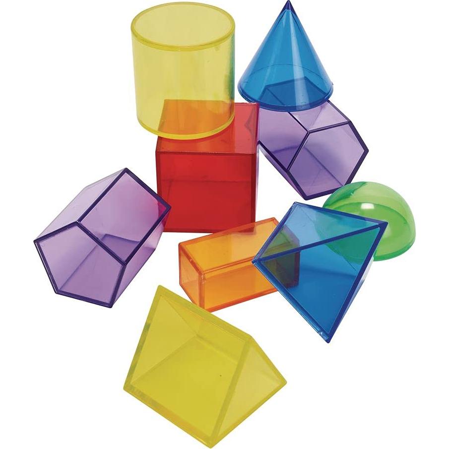 Formas Geométricas Translúcidas STEM Excellerations 20 Piezas