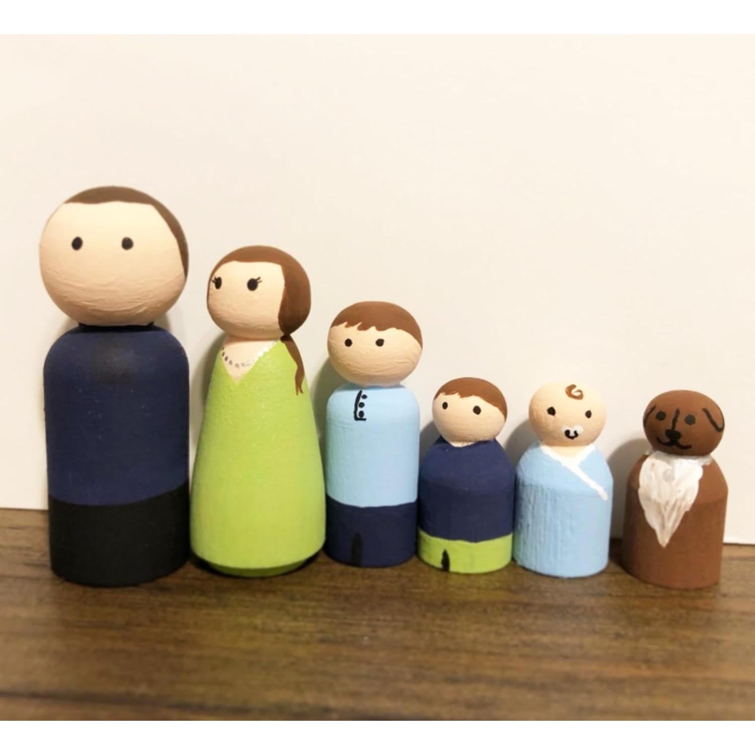 150 Muñecas de Perno de Madera GNIEMCKIN para Manualidades