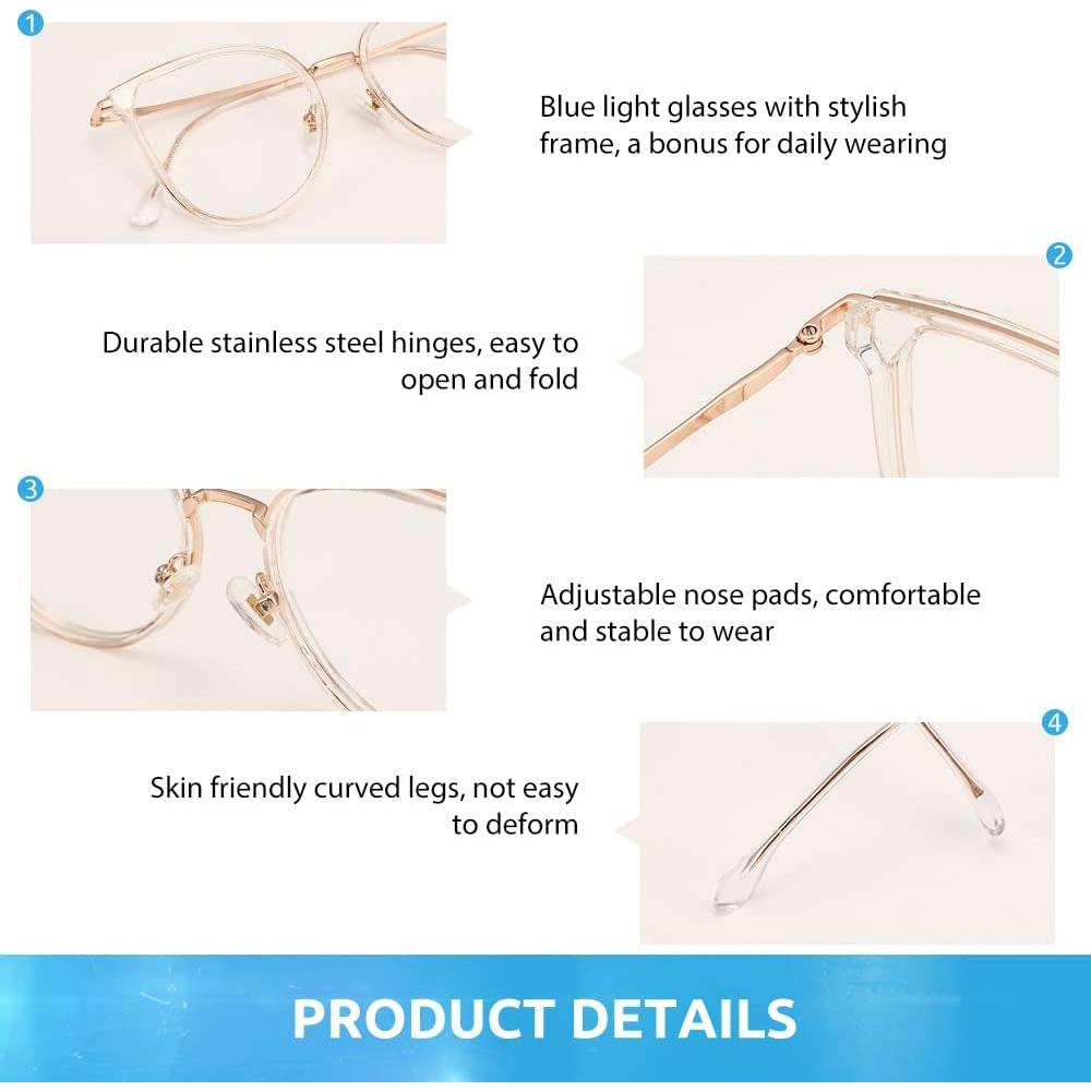 Gafas de lectura Firmoo 0.75 con bloqueo luz azul