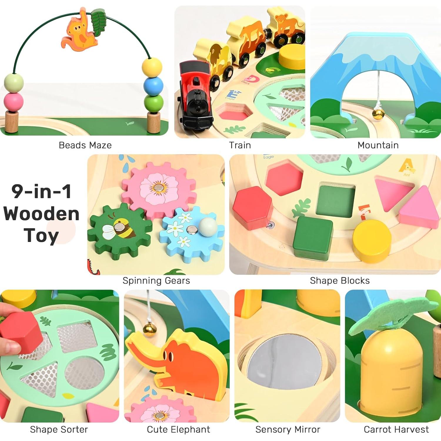 Mesa de Actividades Wingyz 9 en 1 para Niños 1-6 Años