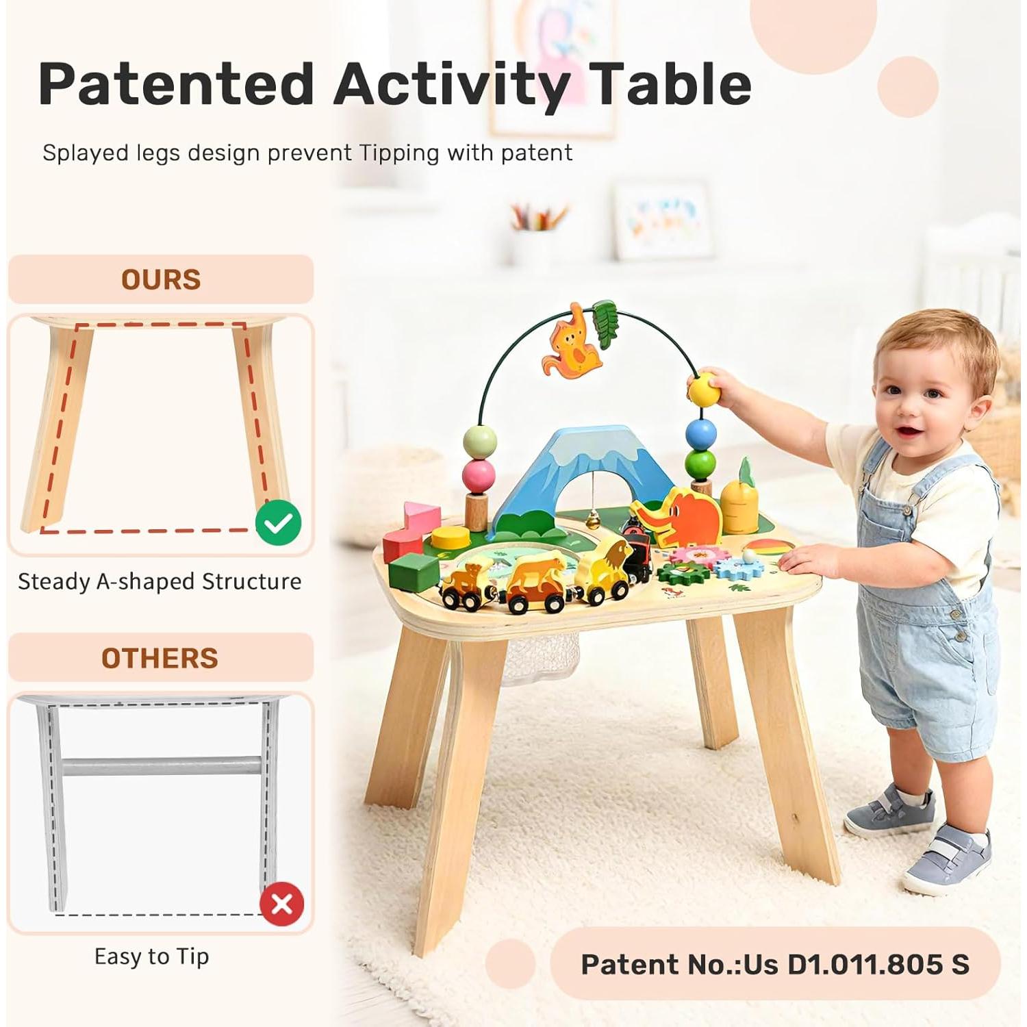 Mesa de Actividades Wingyz 9 en 1 para Niños 1-6 Años