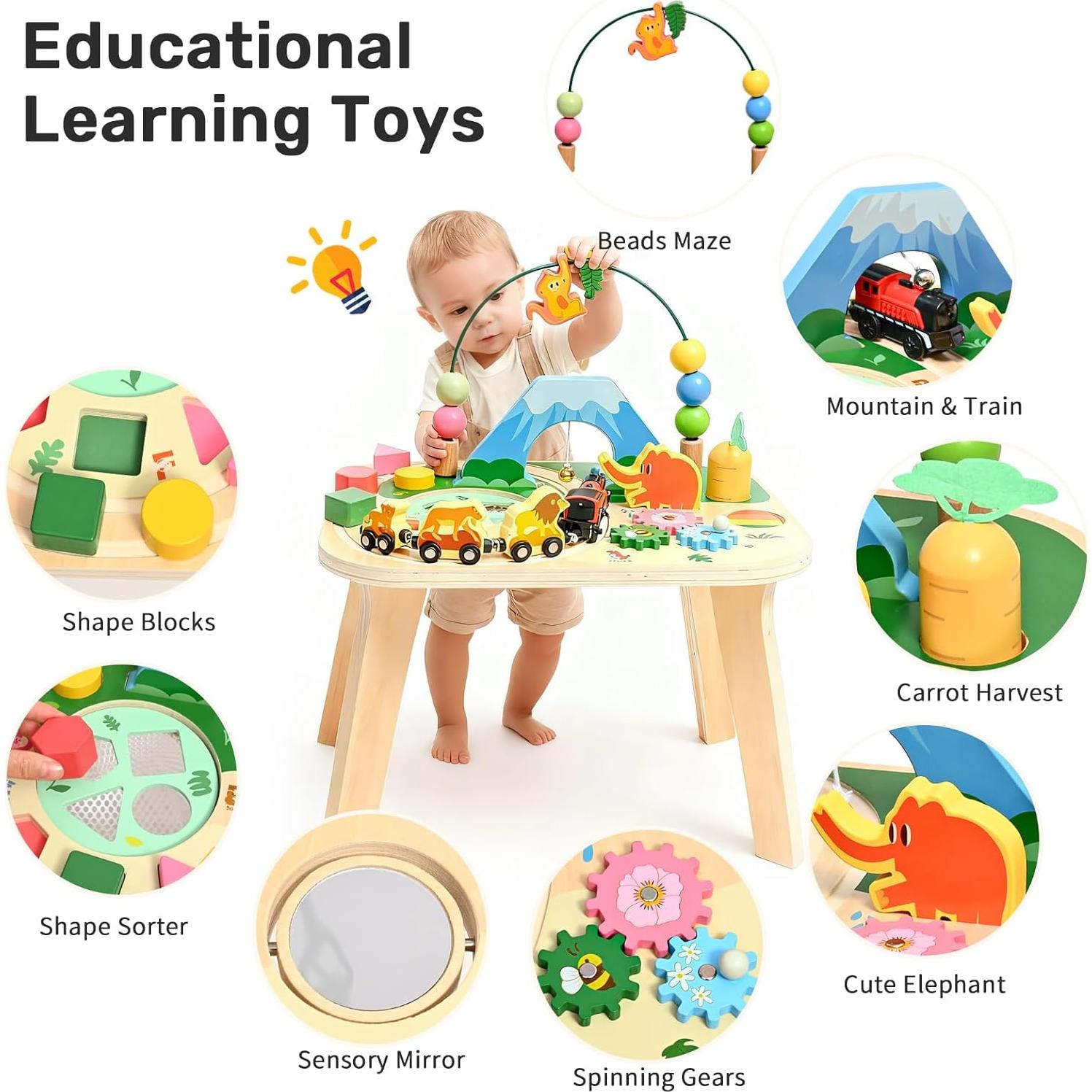 Mesa de Actividades Wingyz 9 en 1 para Niños 1-6 Años