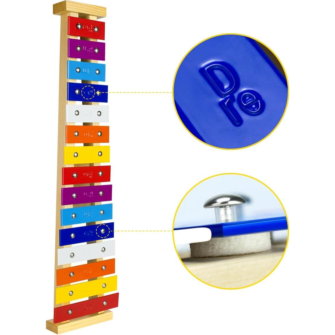 Xilófono de Madera CeleMoon 15 Tonos para Niños y Adultos