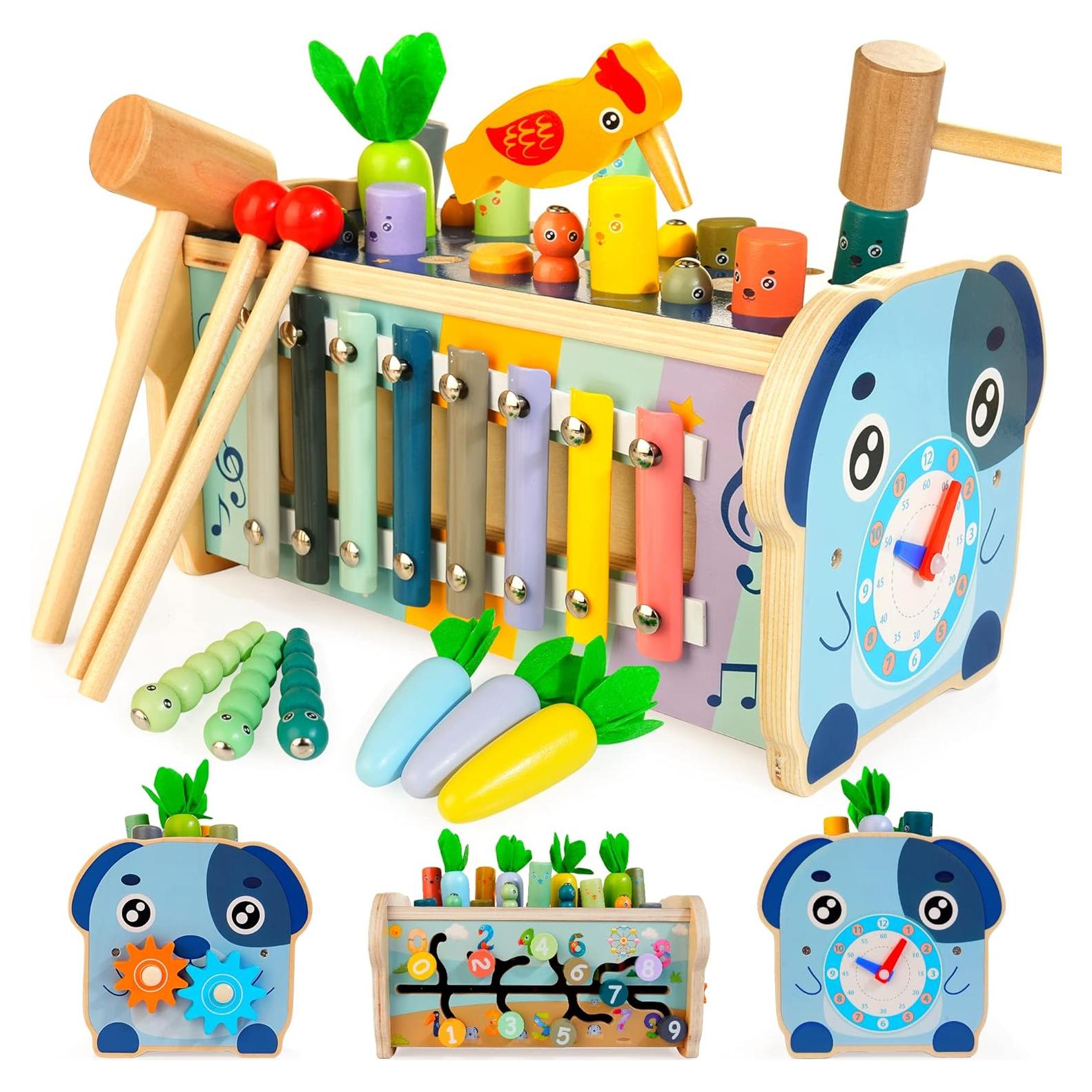 Tablero de Actividad Montessori 7 en 1 ShenZhen 1-3 Años