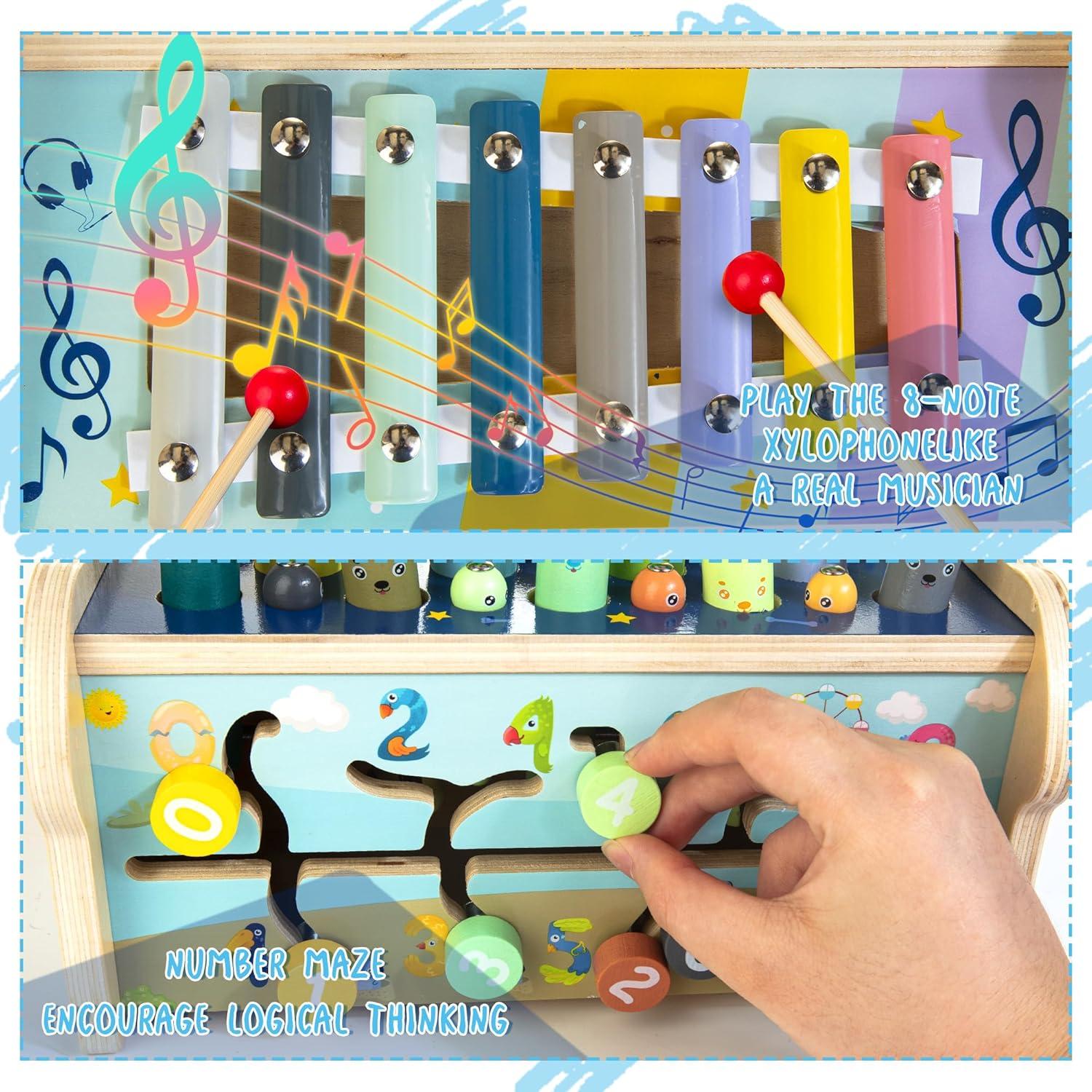 Tablero de Actividad Montessori 7 en 1 ShenZhen 1-3 Años