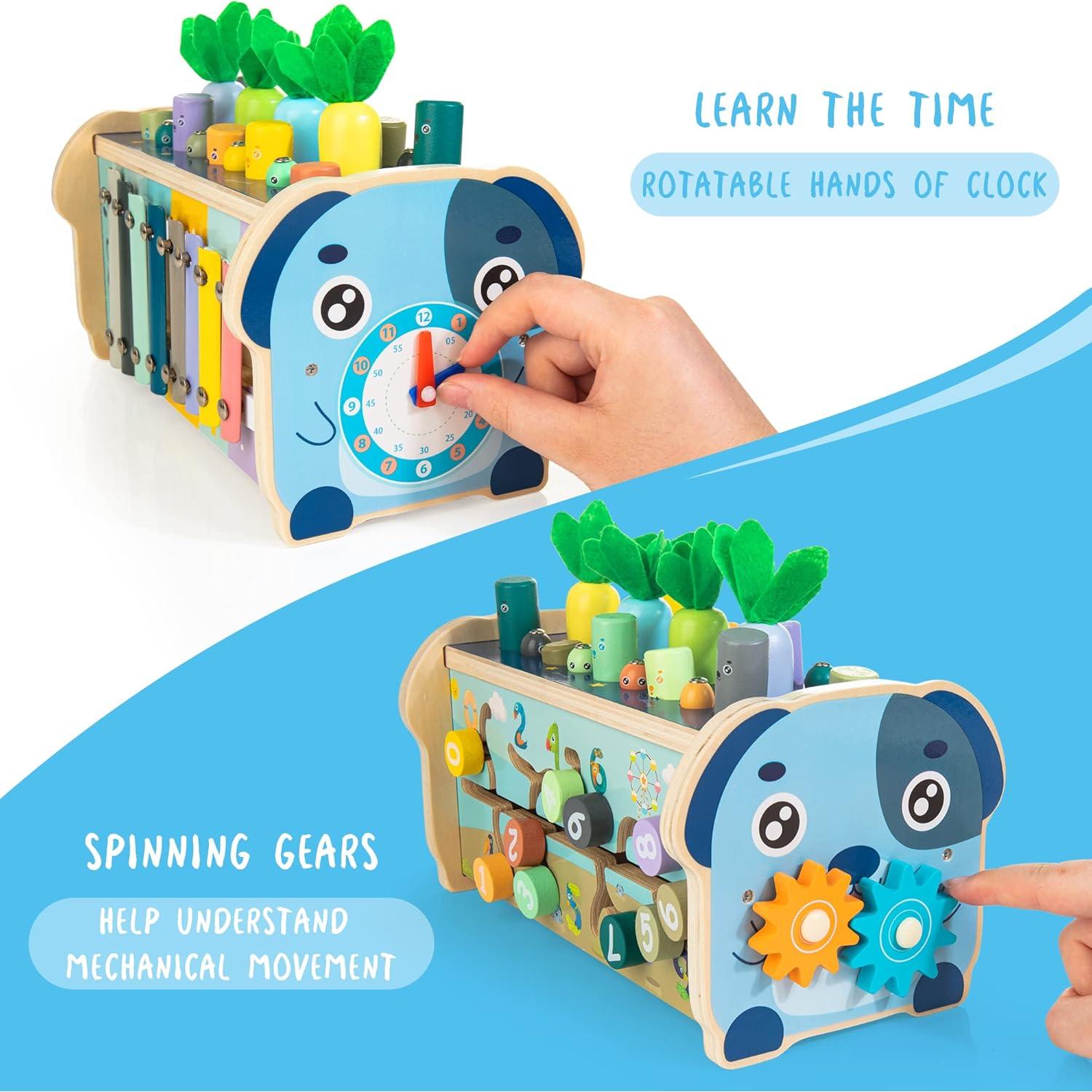 Tablero de Actividad Montessori 7 en 1 ShenZhen 1-3 Años