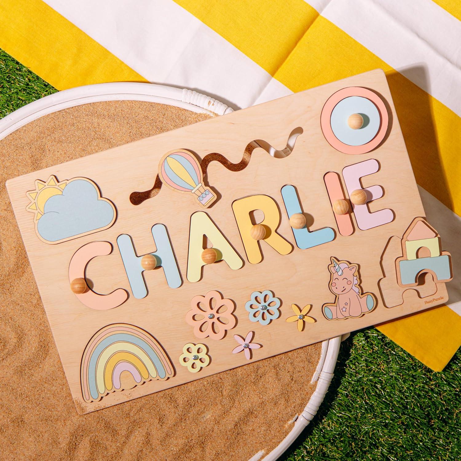 Tablero Ocupado Montessori BUSY PUZZLE 42x43cm para Bebés