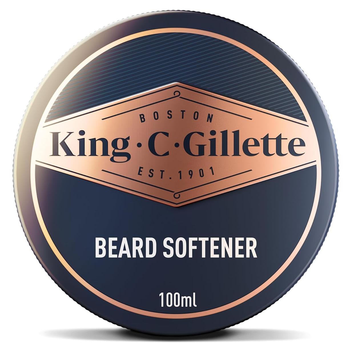 Bálsamo para Barba King C. Gillette 100g Acondicionador Profundo