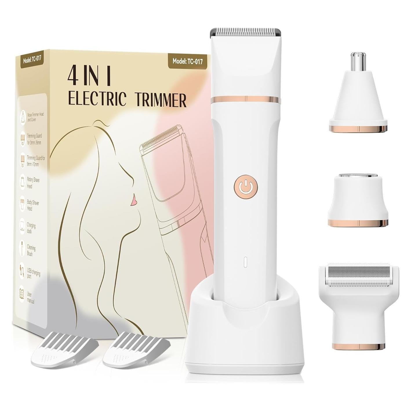 Recortadora Eléctrica de Bikini Freyars TC-017 4 en 1