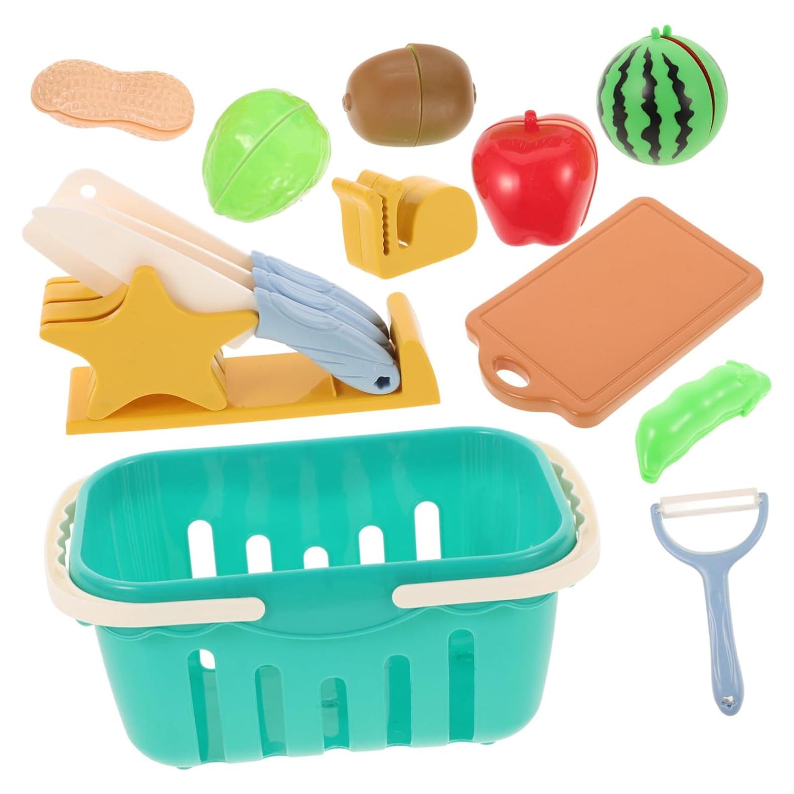 Juguete de Corte de Madera FELTECH - Frutas y Verduras 15x10cm