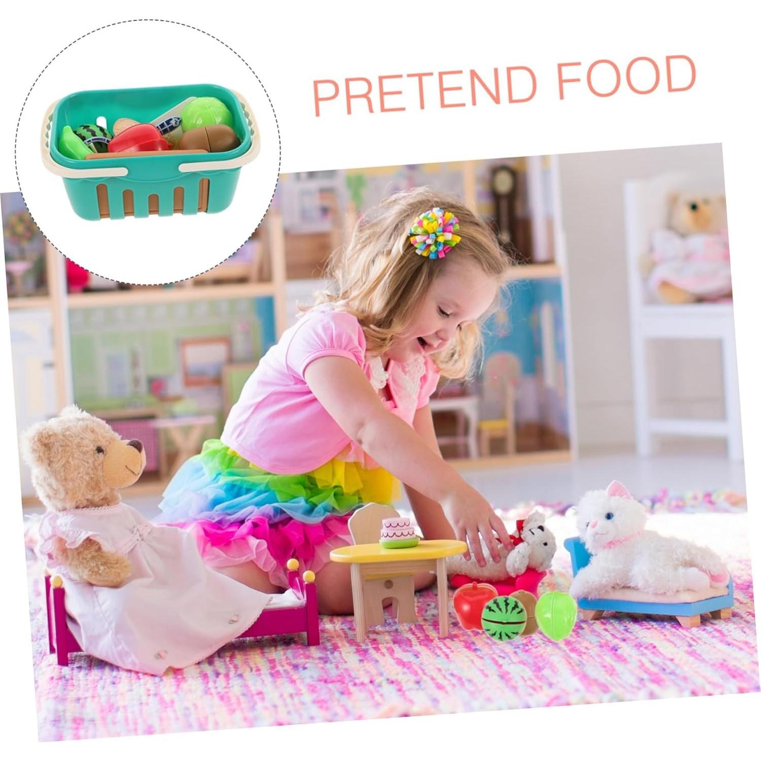 Juguete de Corte de Madera FELTECH - Frutas y Verduras 15x10cm