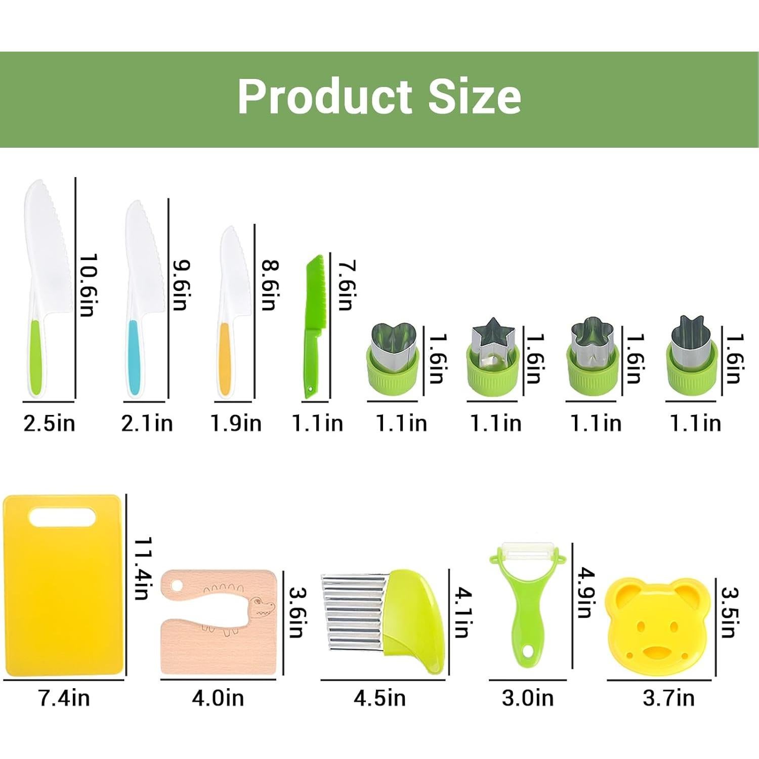 Juego de cocina para niños 15 piezas XYSM - Herramientas seguras
