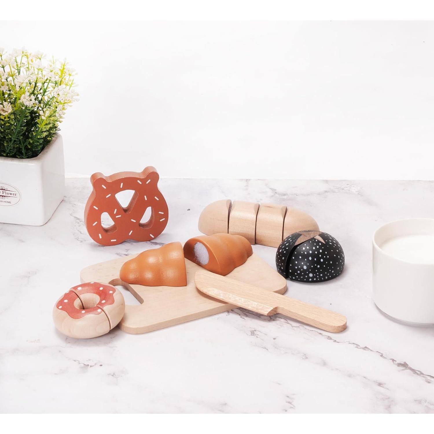 Juego de Comida de Madera Montessori MONT PLEASANT 13 Piezas