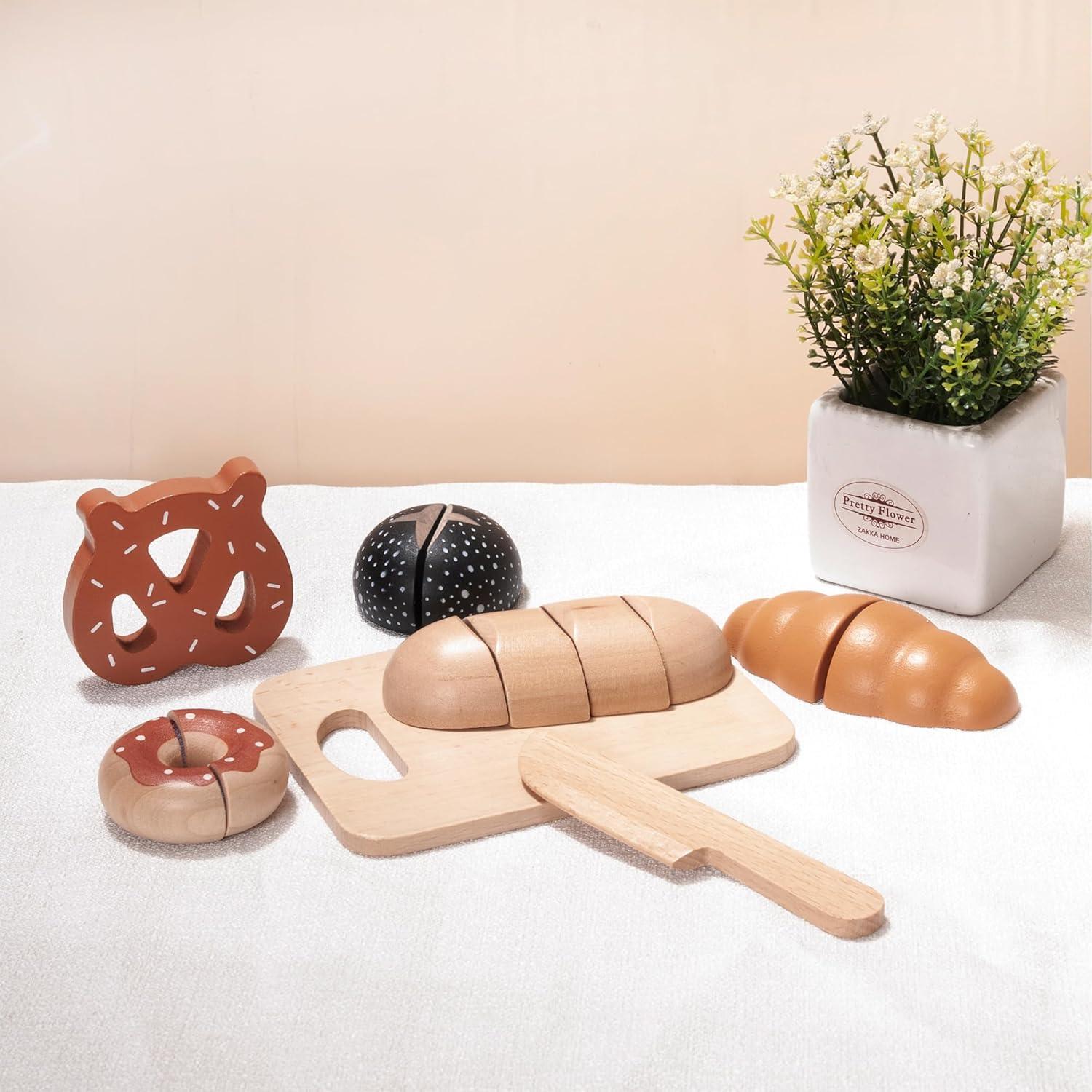 Juego de Comida de Madera Montessori MONT PLEASANT 13 Piezas