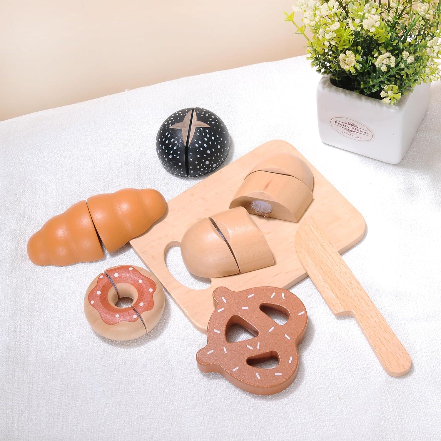Juego de Comida de Madera Montessori MONT PLEASANT 13 Piezas