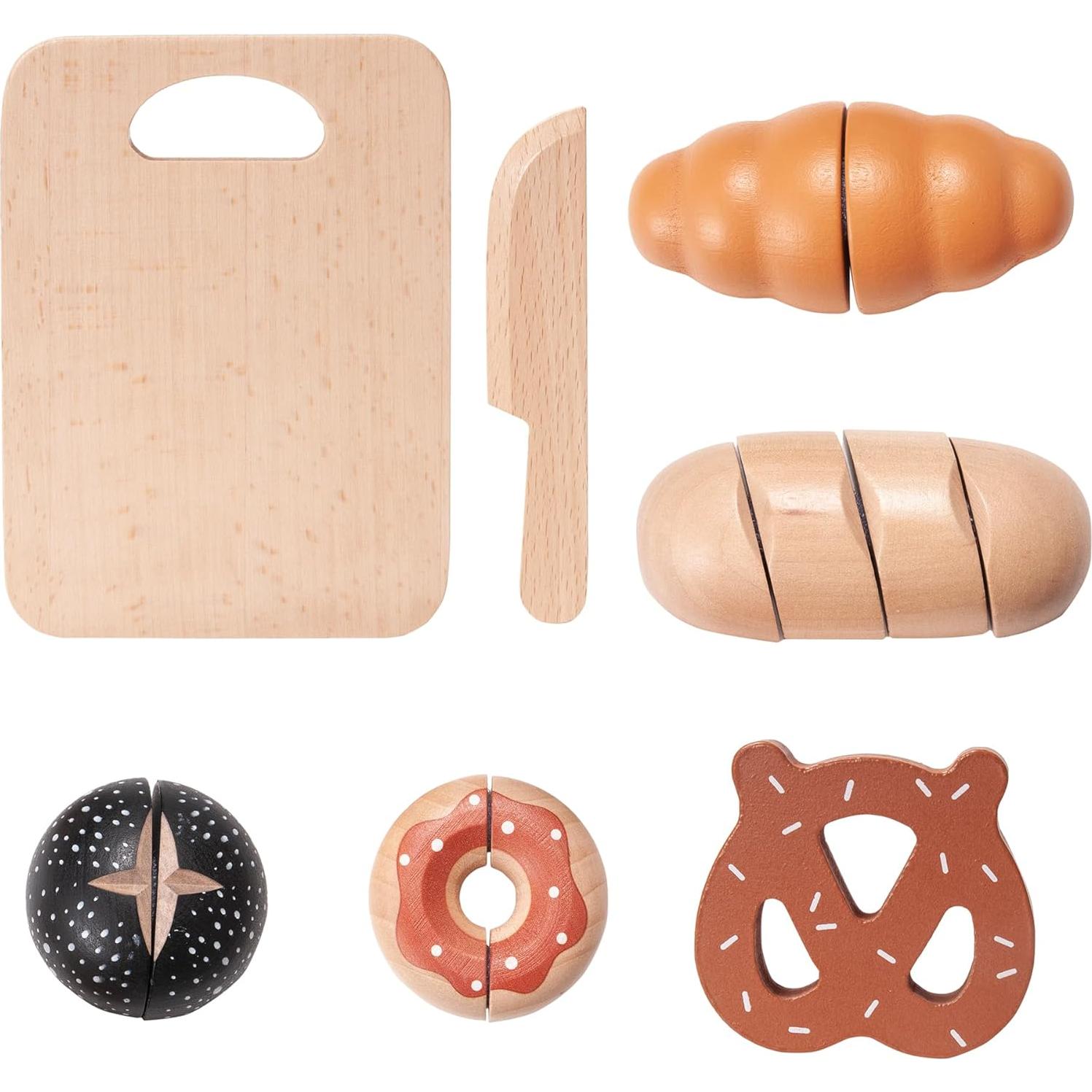 Juego de Comida de Madera Montessori MONT PLEASANT 13 Piezas