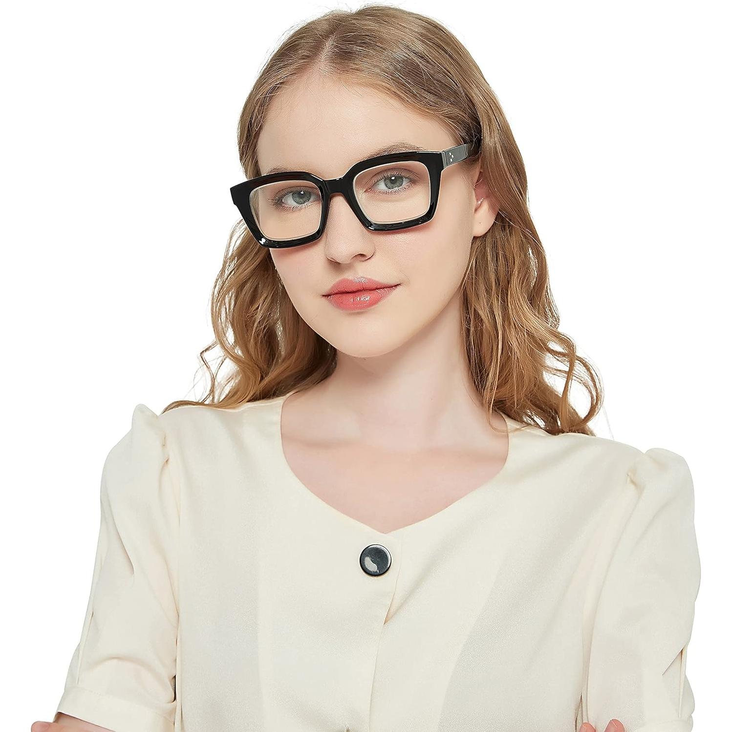 Paquete de 3 Gafas de Lectura ZXYOO Cuadradas 2.5x UV400