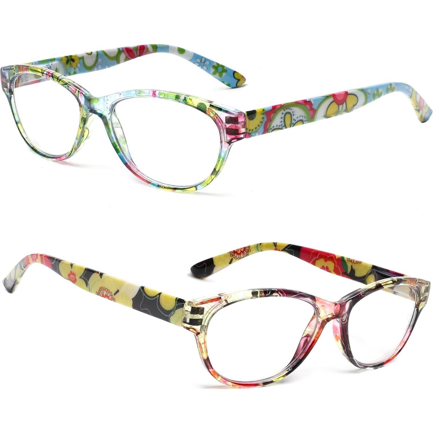 Gafas de lectura Cat Eye SIGVAN 5 pares con bloqueo luz azul