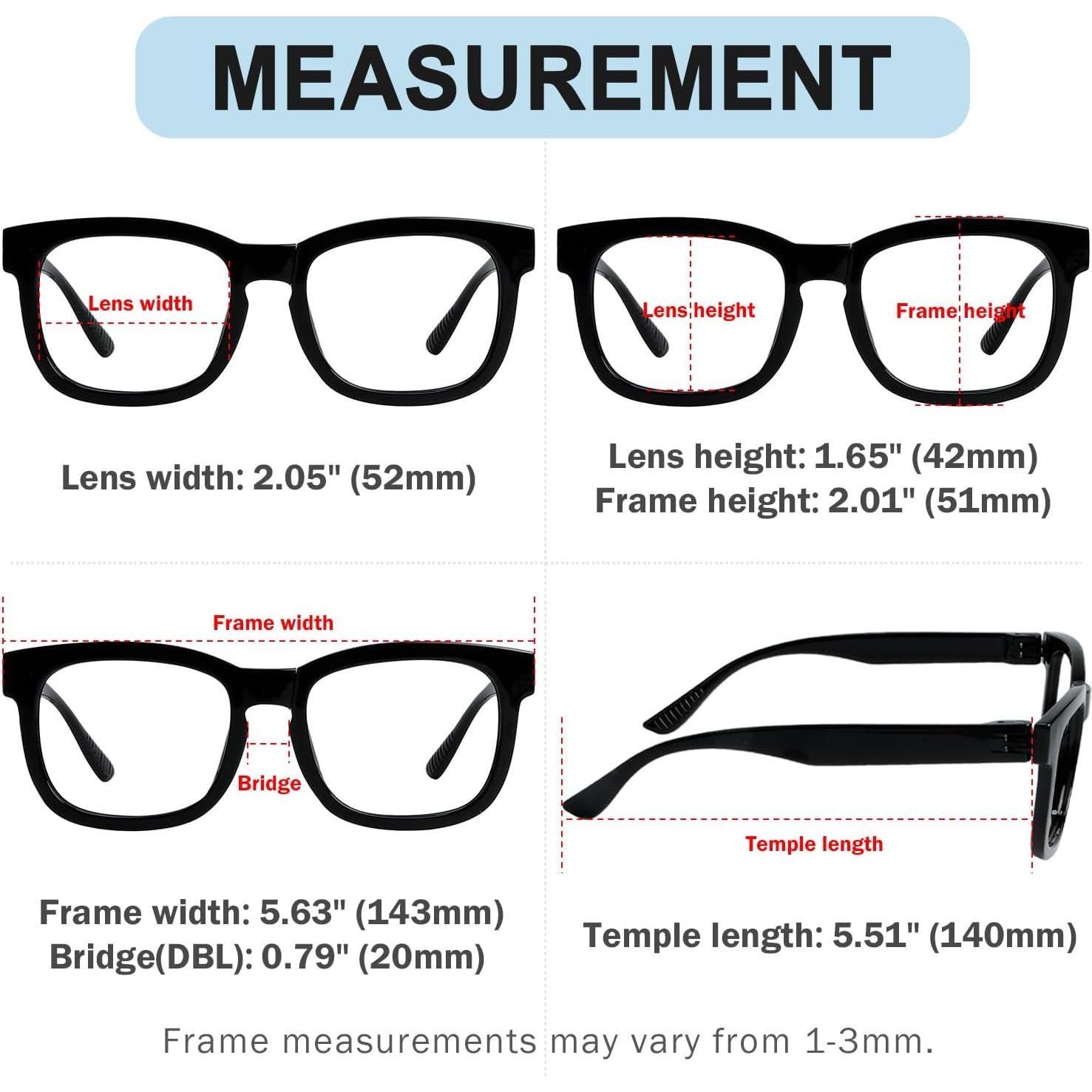 Gafas de lectura Eyekepper +2.00 sin metal para ambos ojos