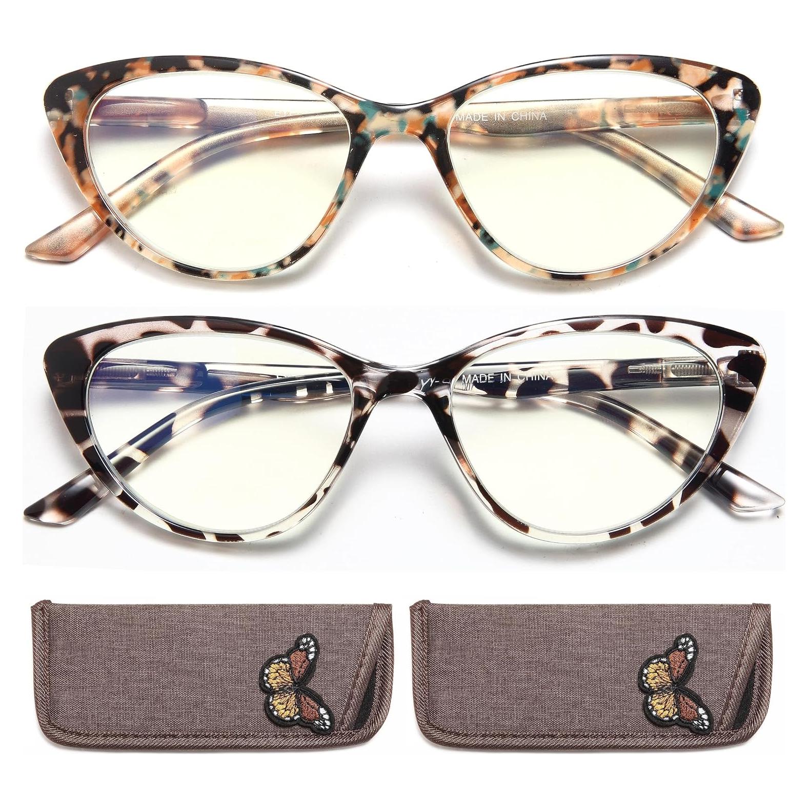 Gafas de lectura Cat Eye EYEURL +1.50 con bloqueo luz azul