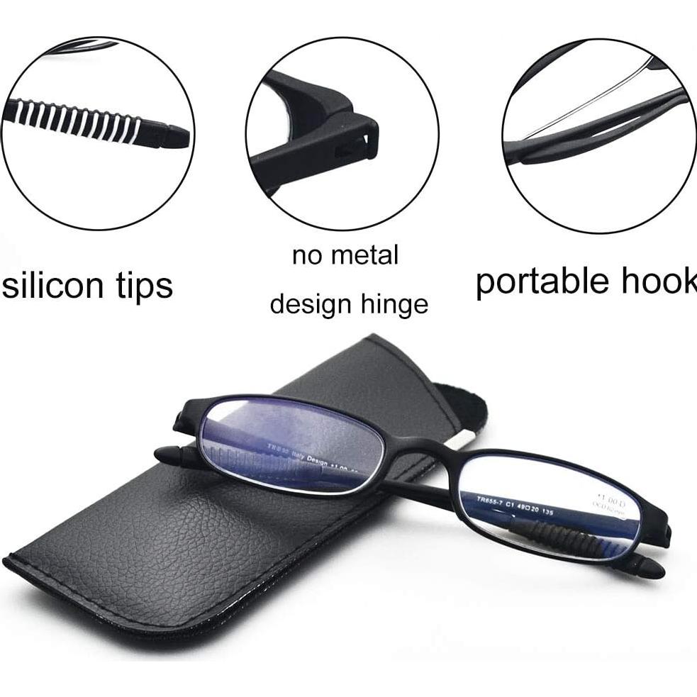 Gafas de lectura GZGH bloqueadoras luz azul 2.0x ligeras