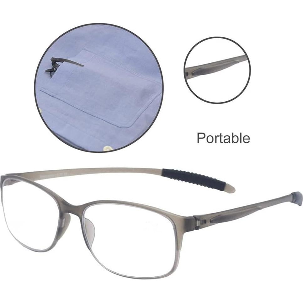 Paquete de 4 Gafas de Lectura Mcoorn +2.00 Bloqueo Luz Azul