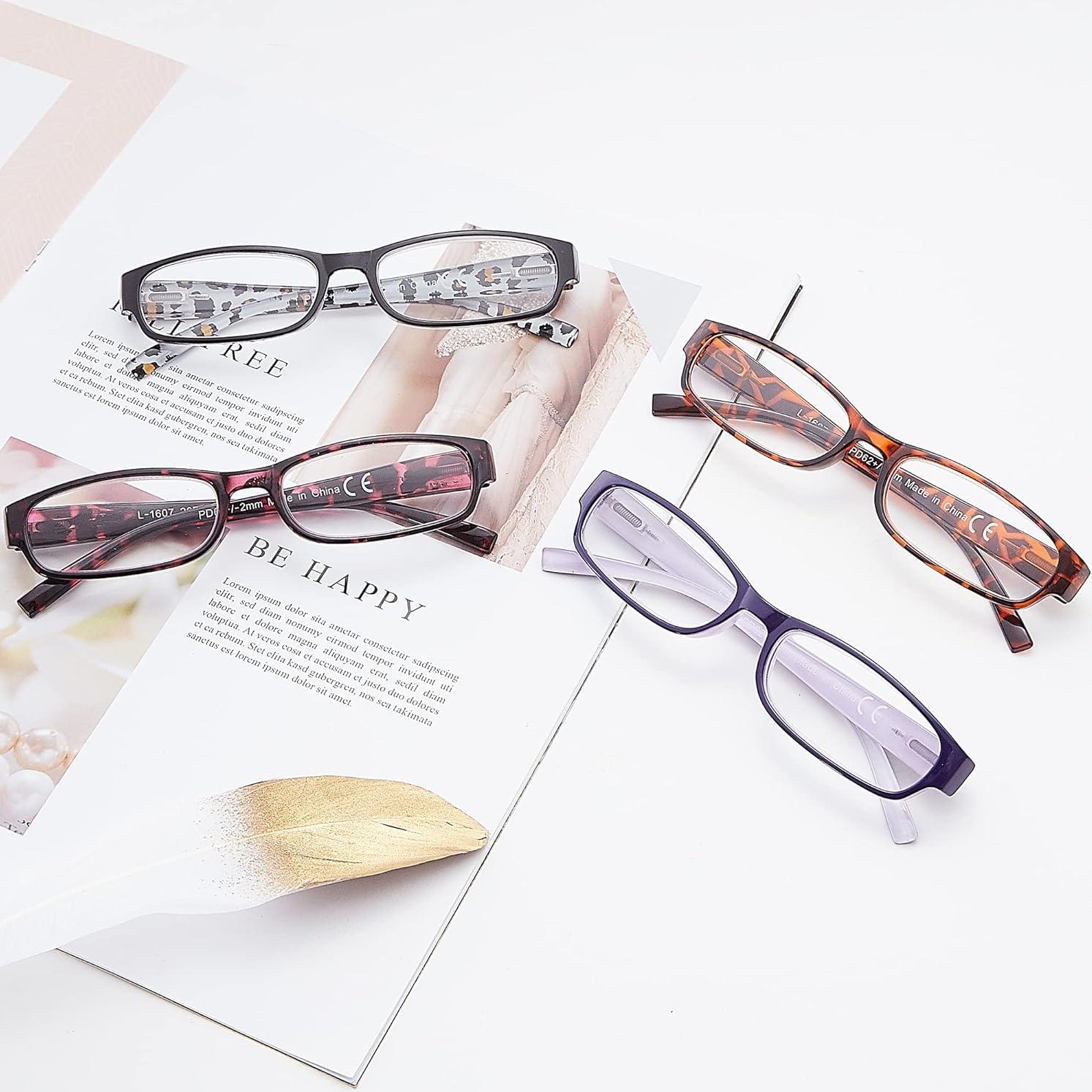 Gafas de Lectura EYEGUARD Paquete de 4 Mujeres 1.0x