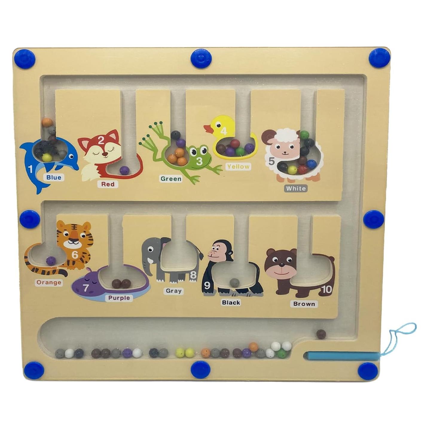 Laberinto Magnético de Animales JDS - Juguete Educativo 29.85 cm