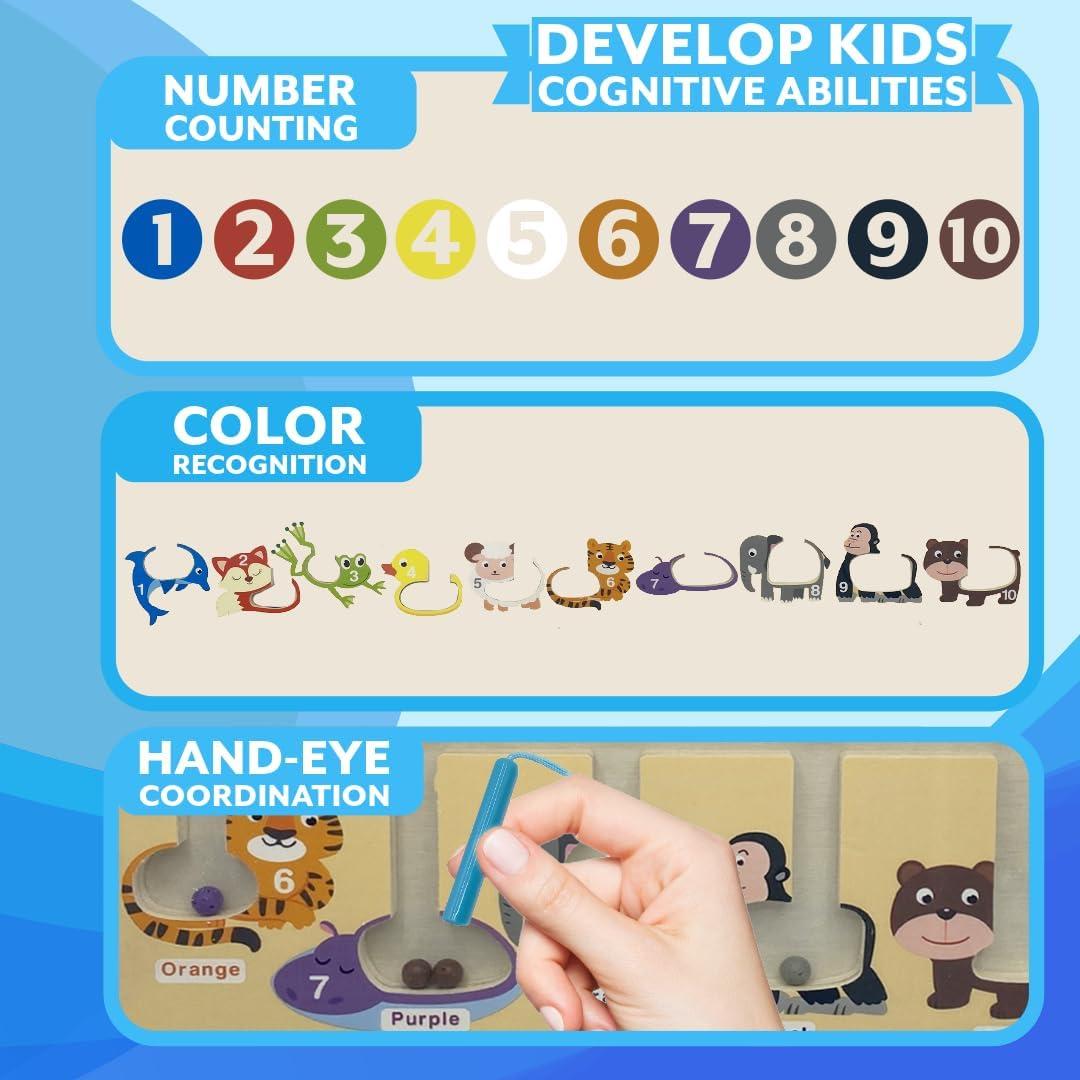 Laberinto Magnético de Animales JDS - Juguete Educativo 29.85 cm