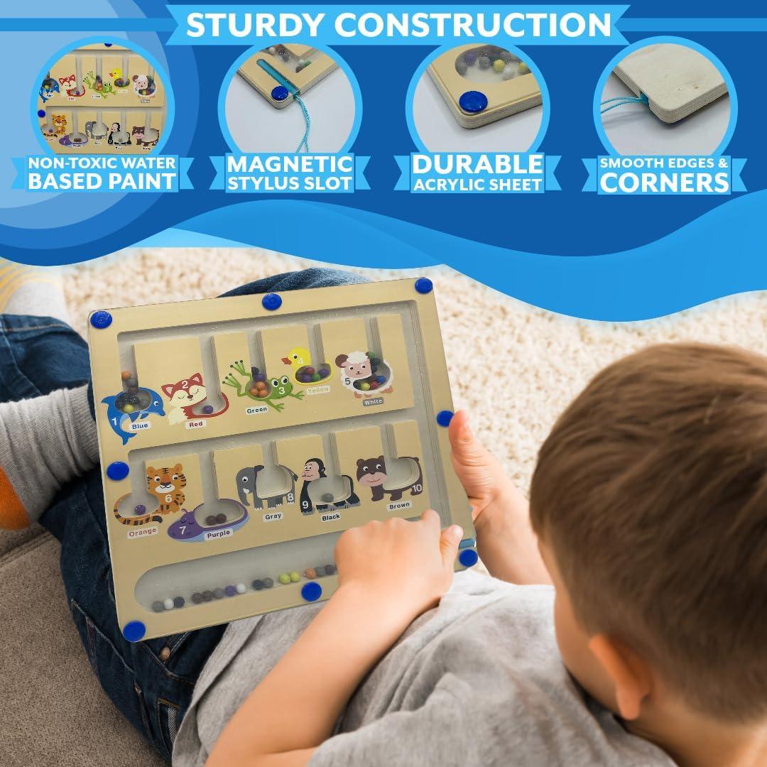 Laberinto Magnético de Animales JDS - Juguete Educativo 29.85 cm