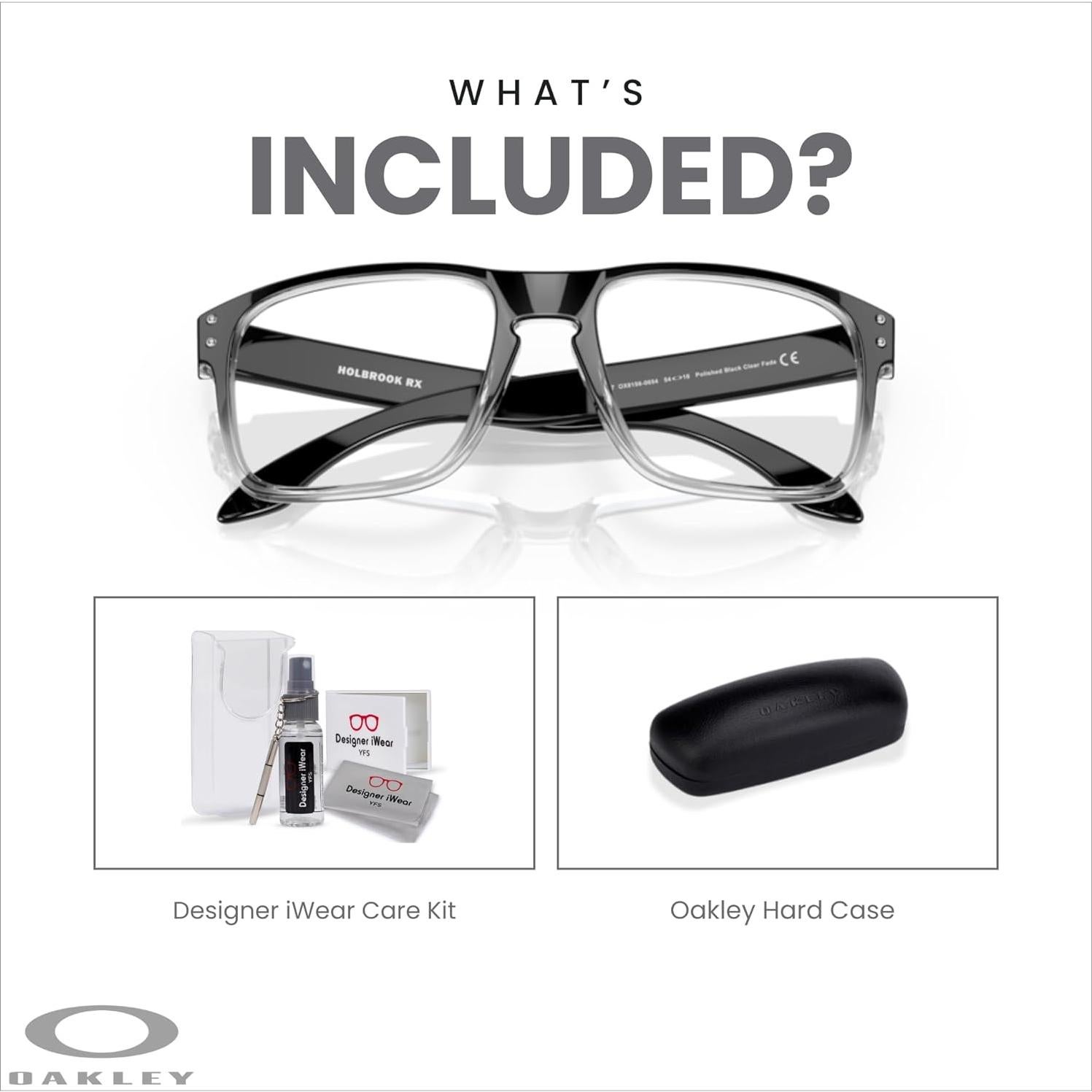 Gafas de sol Oakley Holbrook OX8156 para hombres + Kit de cuidado