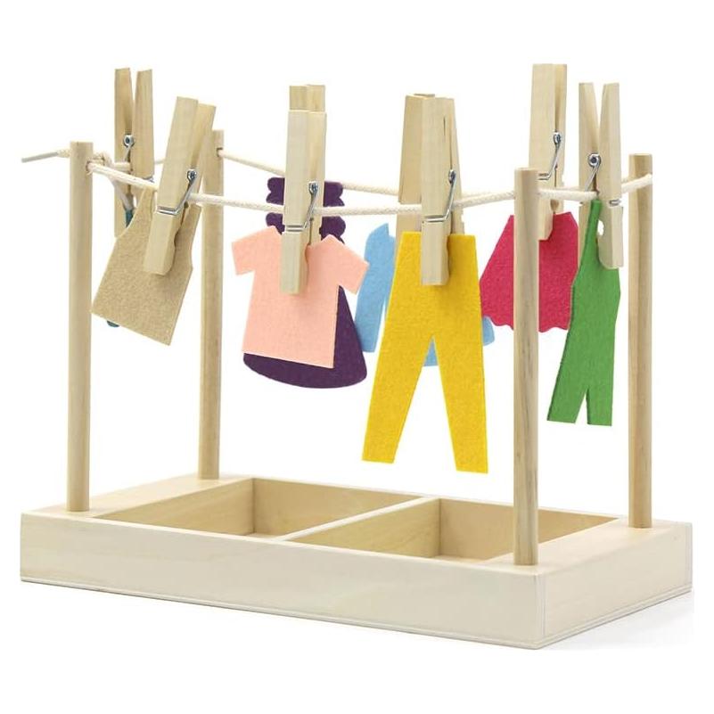 Kiddison Ropa Actividad Montessori con Cuerda - Ejercicio 3+