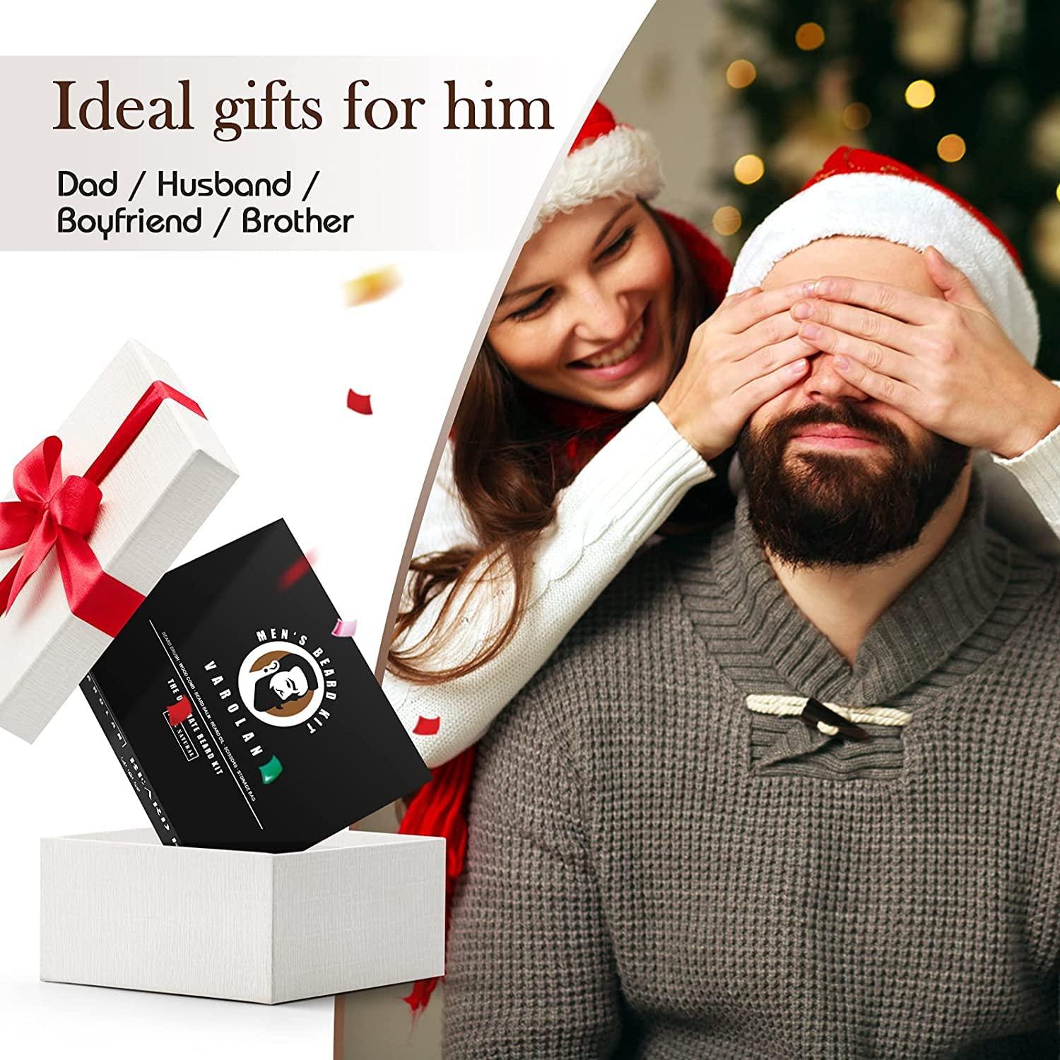 Kit de Cuidado de Barba Varolan con Aceite y Balsamo