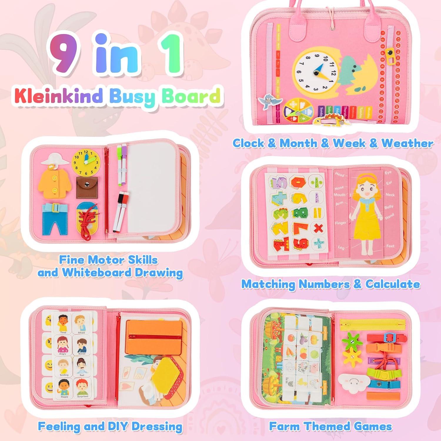 Tablero Ocupado Montessori Anstore 28.4x22.9 cm para Niños