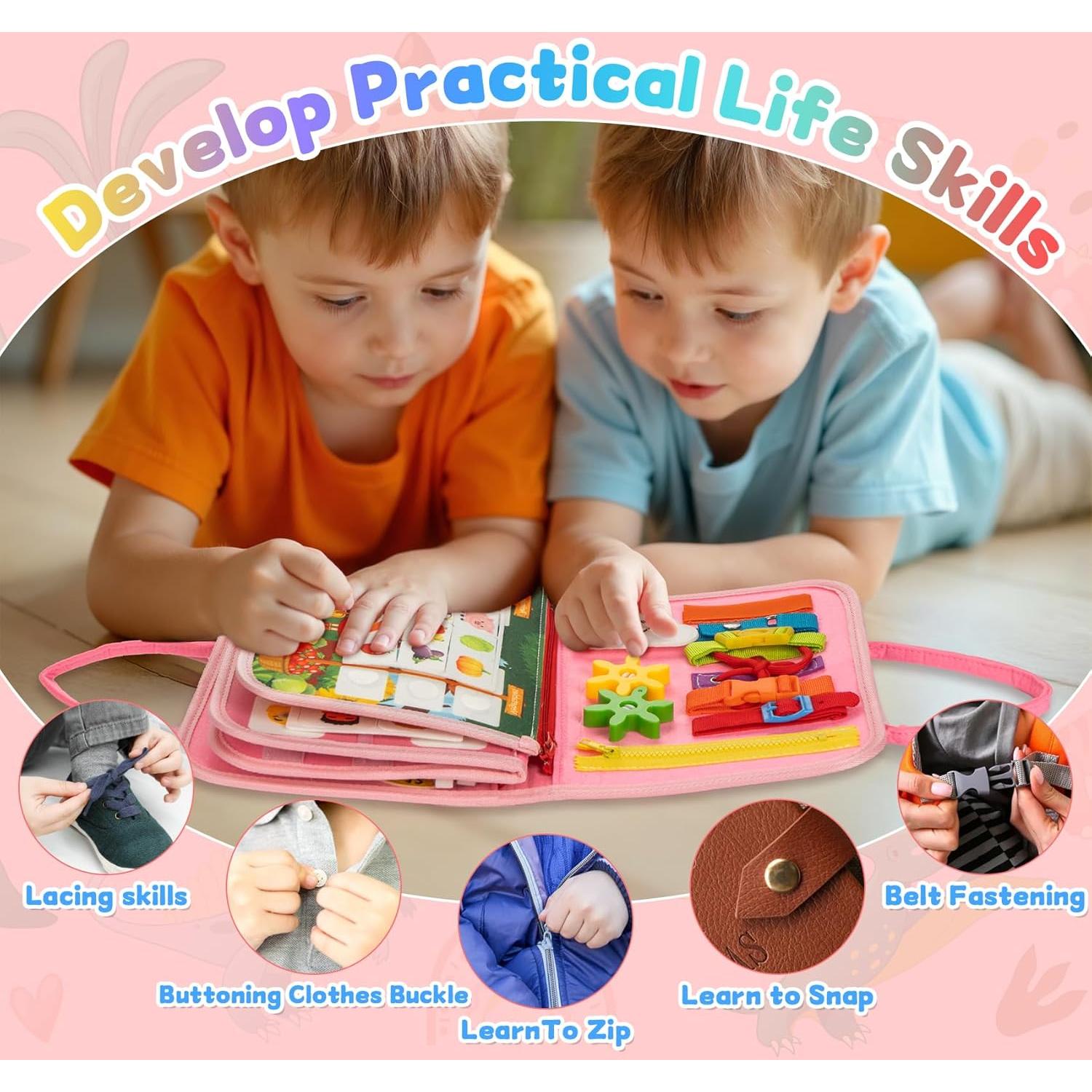 Tablero Ocupado Montessori Anstore 28.4x22.9 cm para Niños