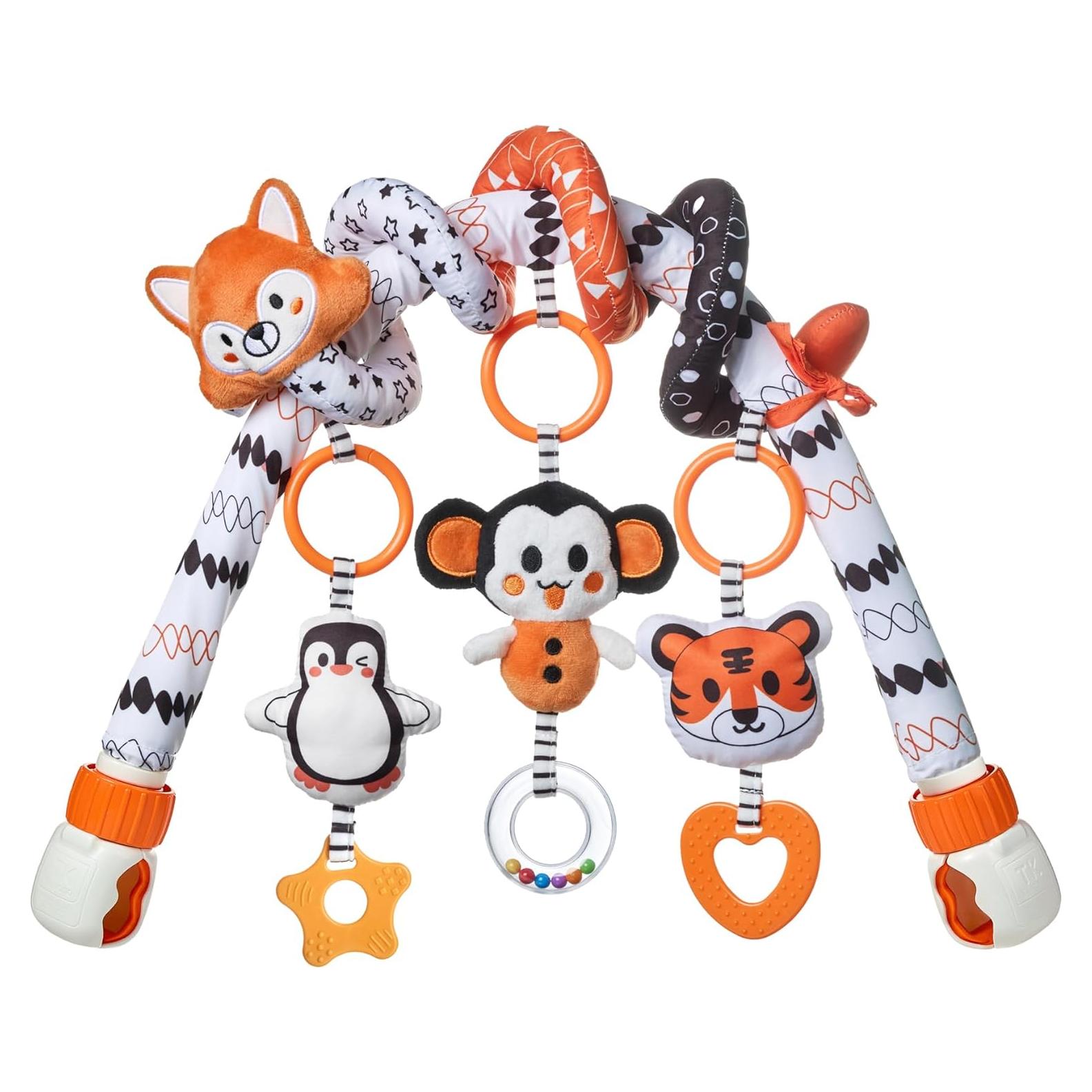 Juguetes Colgantes para Cochecito TUMAMA Blanco y Negro 0-12 Meses