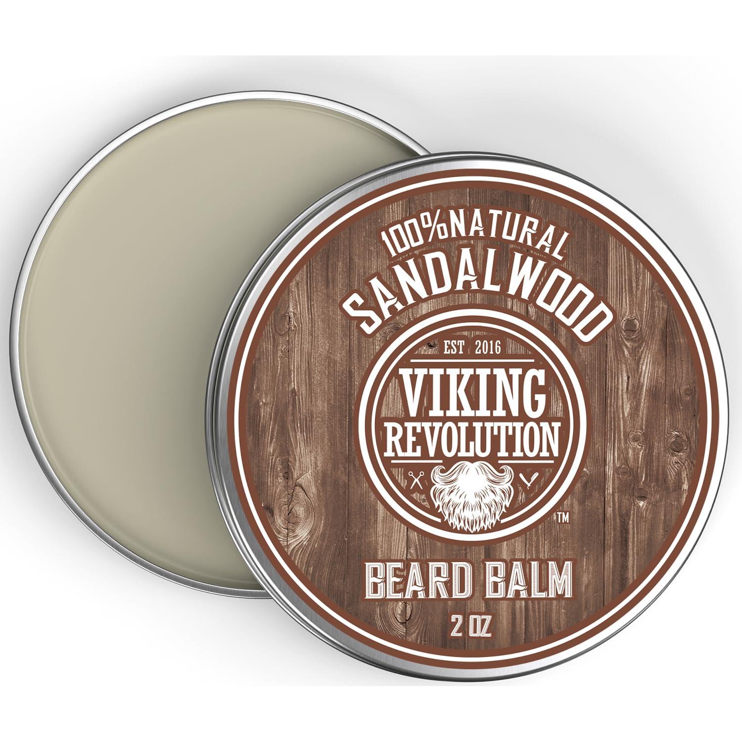 Bálsamo para Barba Viking Revolution 2 oz Natural Hidratante