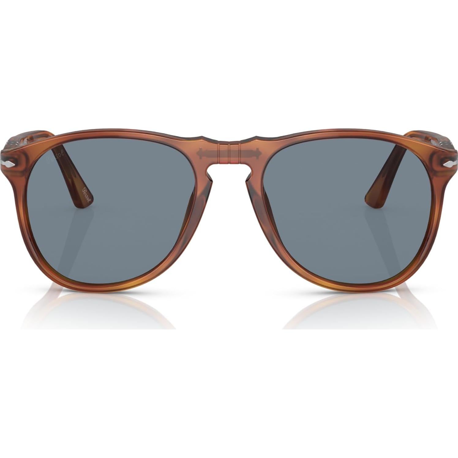 Gafas de sol Persol PO9649S Piloto Marrón Lentes Azules