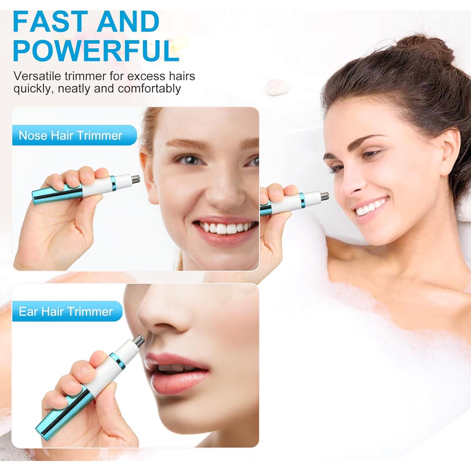 Recortador de Vello Nasal Areyzin para Mujeres, Compacto y Potente