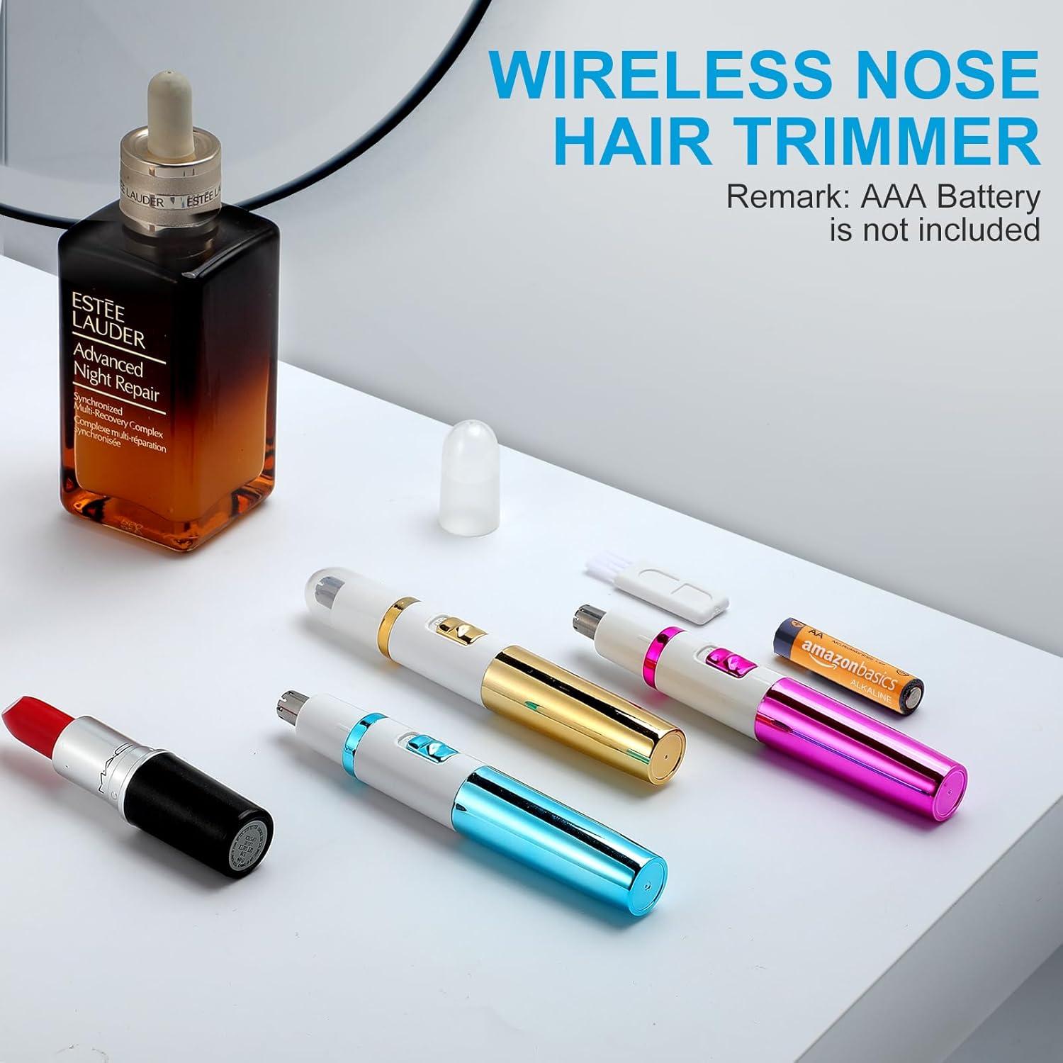 Recortador de Vello Nasal Areyzin para Mujeres, Compacto y Potente