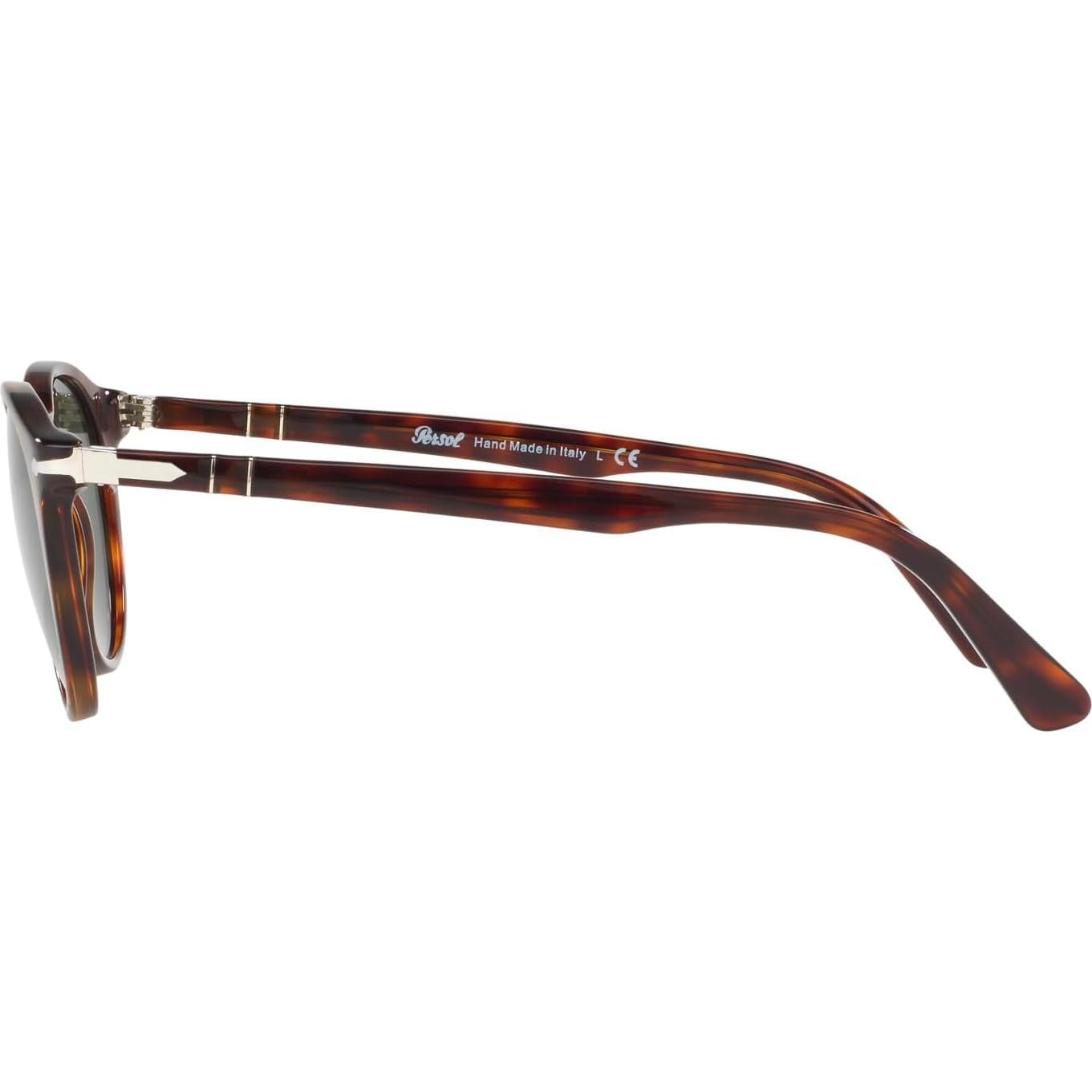 Gafas de Sol Persol PO3152S Redondas Havana Verde