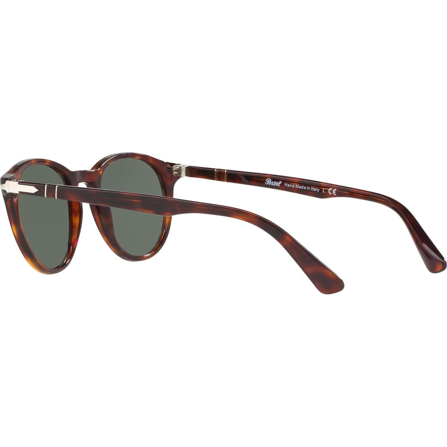 Gafas de Sol Persol PO3152S Redondas Havana Verde