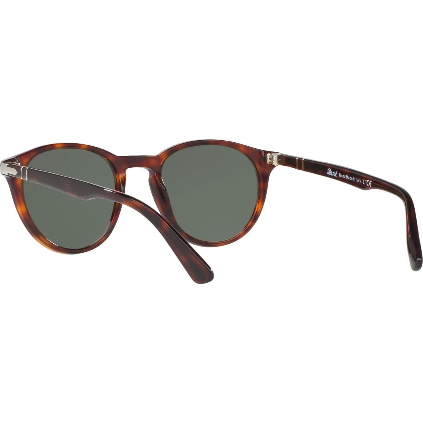 Gafas de Sol Persol PO3152S Redondas Havana Verde