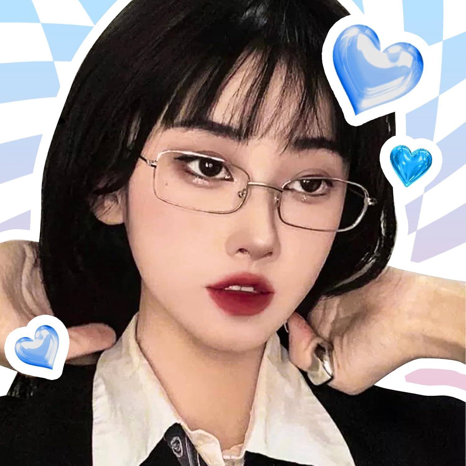 Gafas de Moda TJUTR Transparentes con Bloqueo Luz Azul